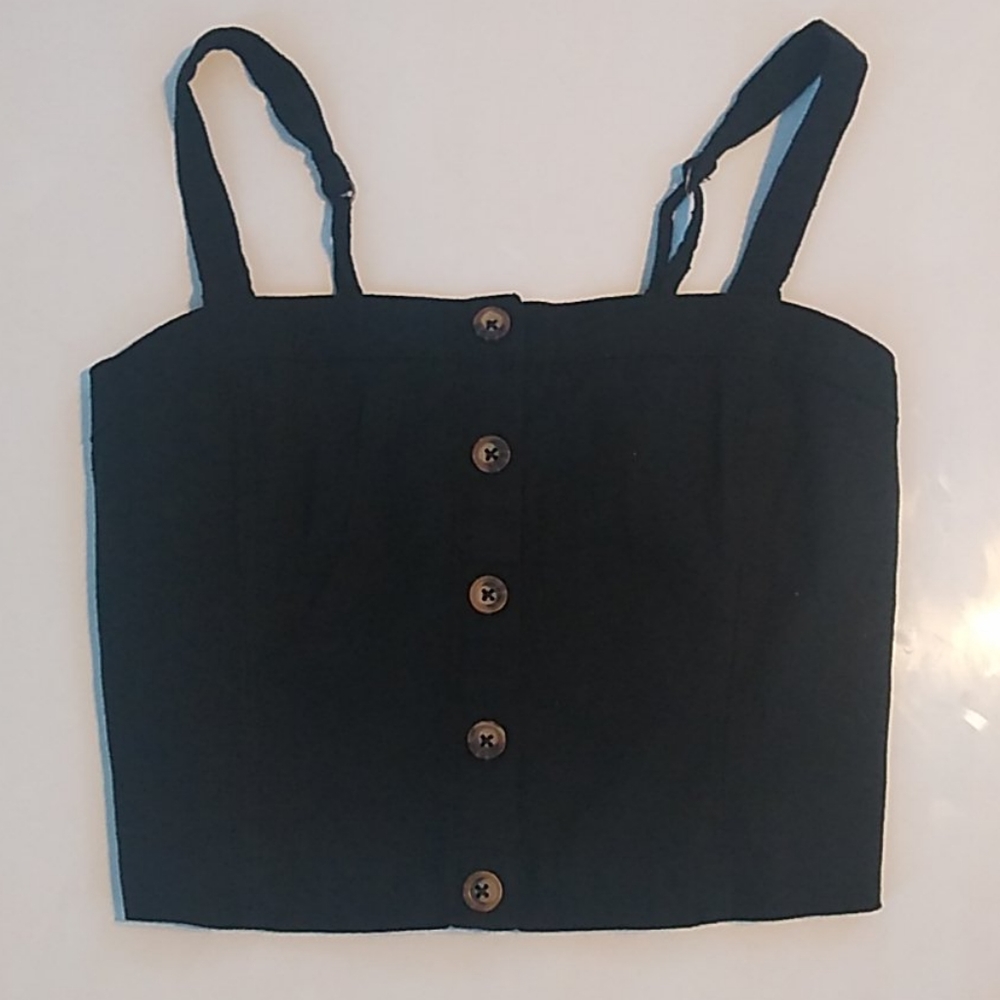 Black Hollister Crop Top